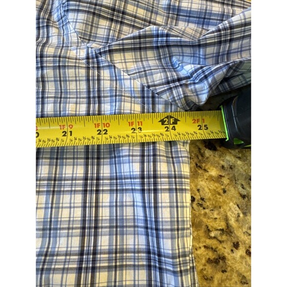 Polo Ralph Lauren Oxford Shirt Mens XL Classic Fit Blue Plaid Pony - Picture 7 of 9
